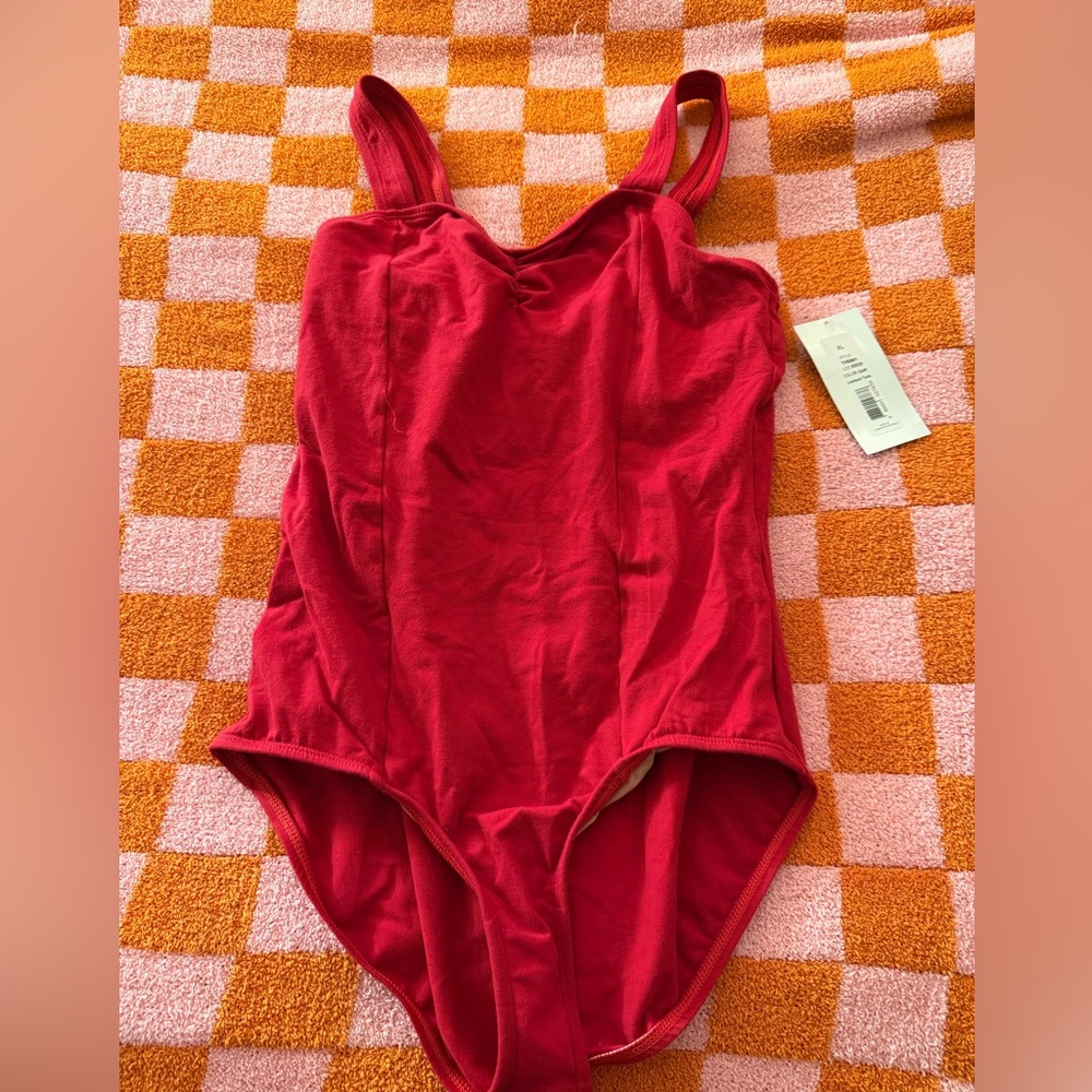 Red leotard